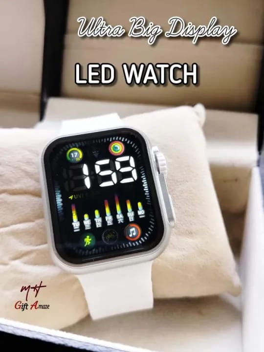 Digital LED Watch for Men Boys| Ultra Big Display Comfortable Straps