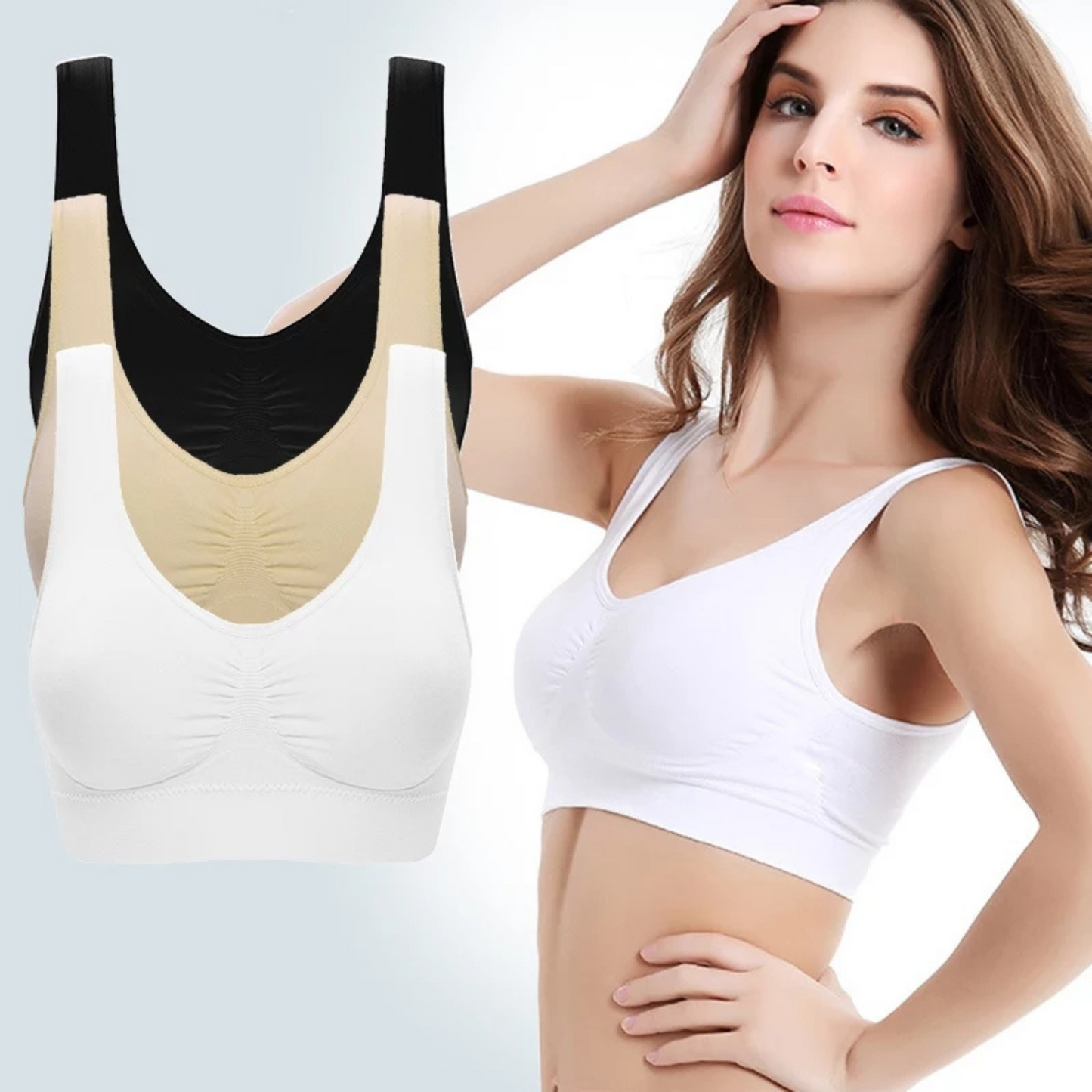 Stretchable Non padded air bra