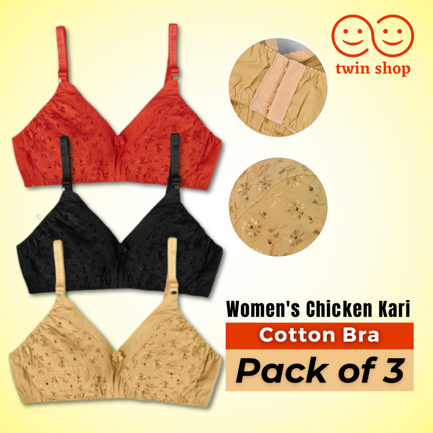 Cotton Chicken Kari Bra for Women Girls
