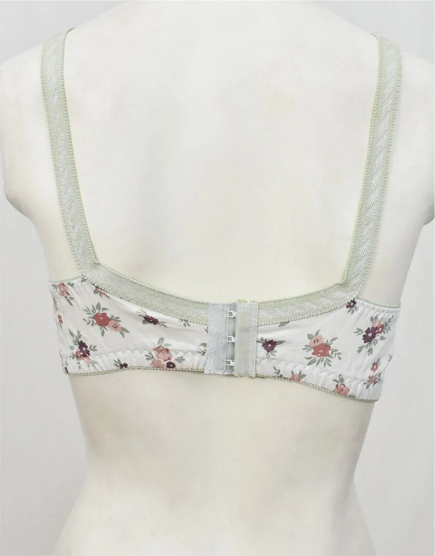 Pack of 4- Cotton Bra for Women Girls| Non Padded Ladies Brazier| Irani Bra
