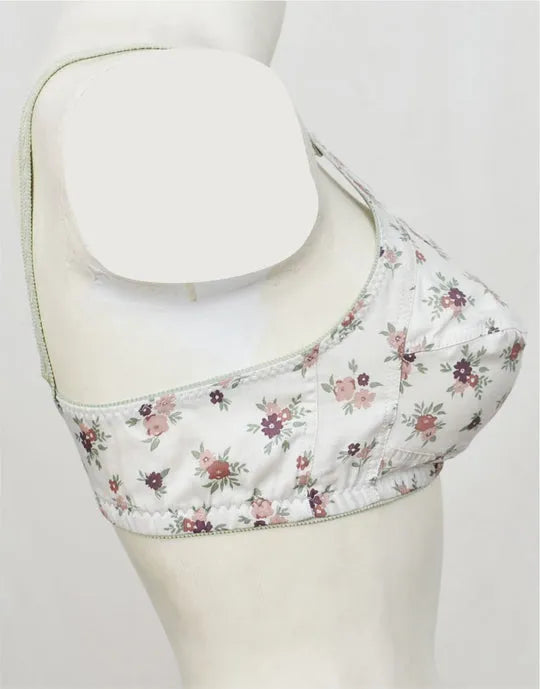 Pack of 4- Cotton Bra for Women Girls| Non Padded Ladies Brazier| Irani Bra