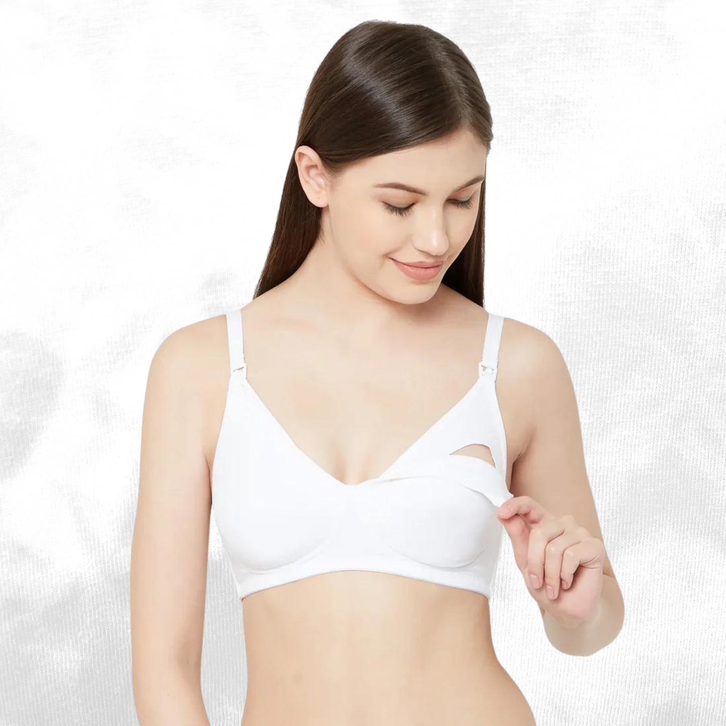 Breastfeeding and Nursing Bra | Front Open Easy Breastfeeding Bra & Feeding Bra | Best for Cup Size A & B (Hook)