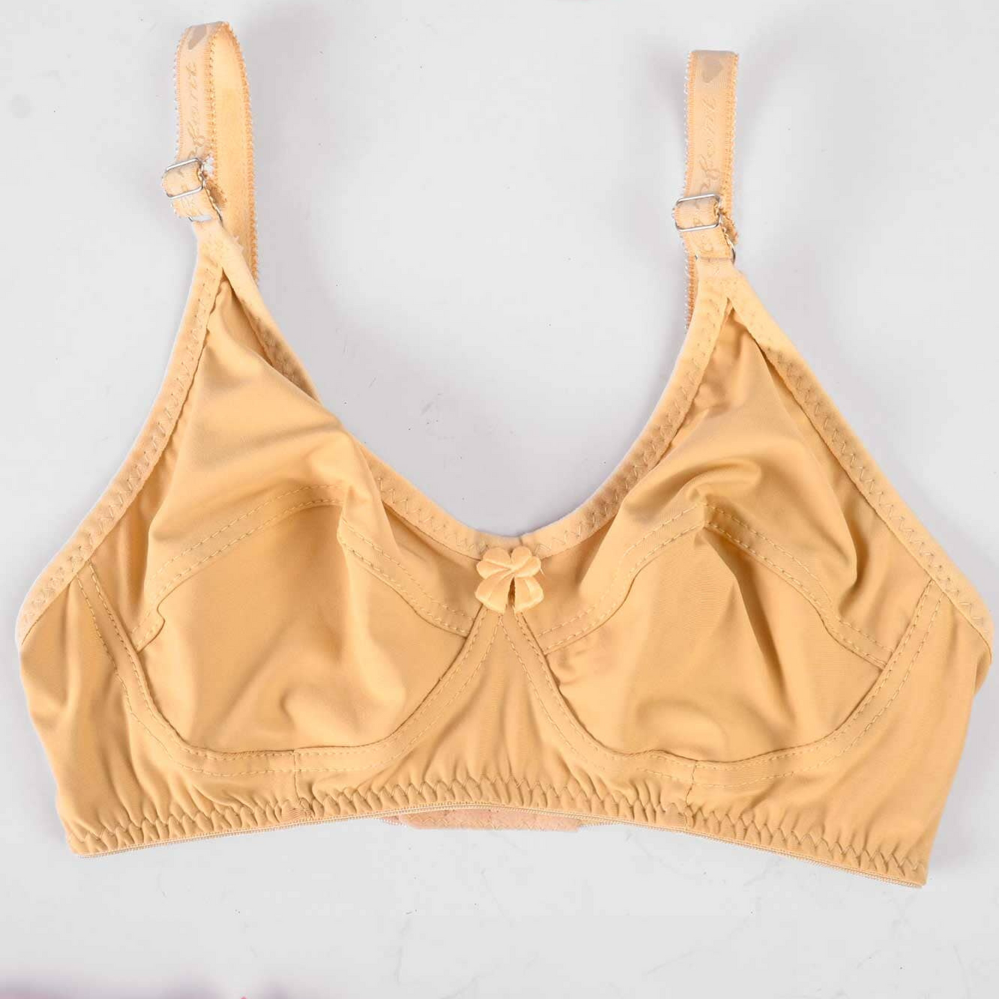 Soft Lycra Bra for Women Girls| Non Padded Ladies Brazier| Skin Color
