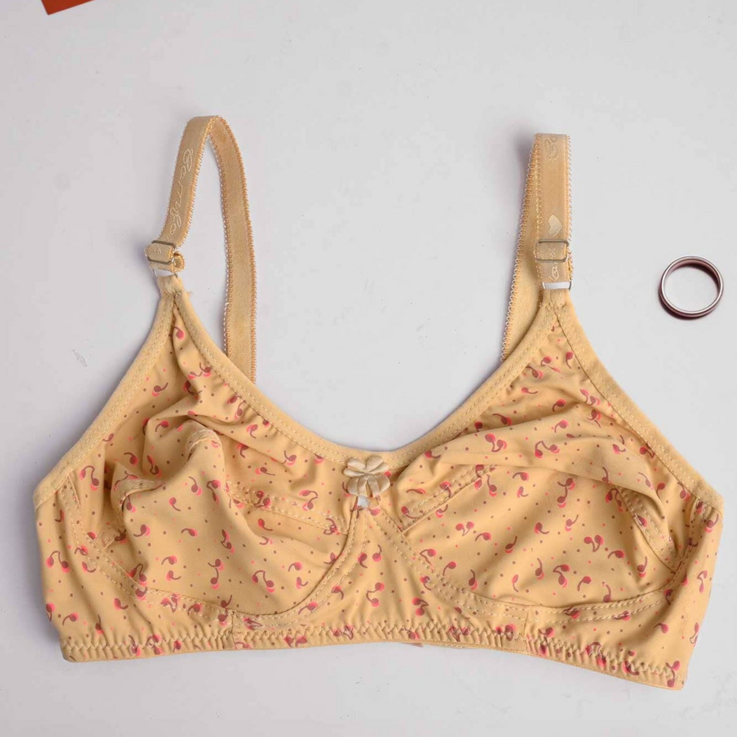 Soft Lycra Bra for Women Girls| Non Padded Ladies Brazier| Skin Color