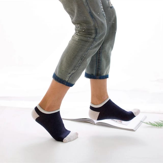 5 Pairs High Quality Cotton Ankle Socks for Men Women| Multicolor Cute Trendy Short Socks for Boys Girls