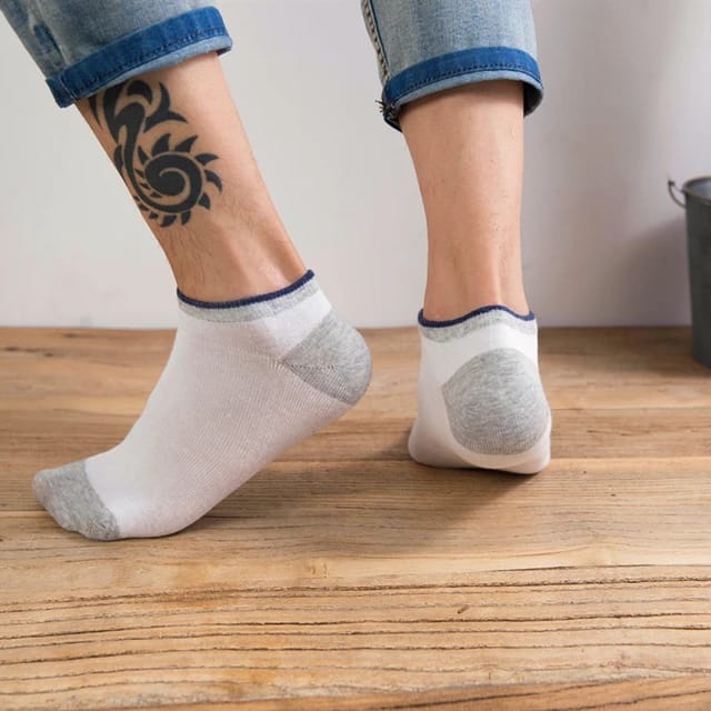 5 Pairs High Quality Cotton Ankle Socks for Men Women| Multicolor Cute Trendy Short Socks for Boys Girls