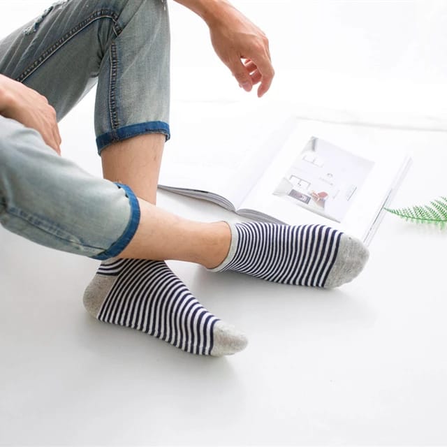 5 Pairs High Quality Cotton Ankle Socks for Men Women| Multicolor Cute Trendy Short Socks for Boys Girls