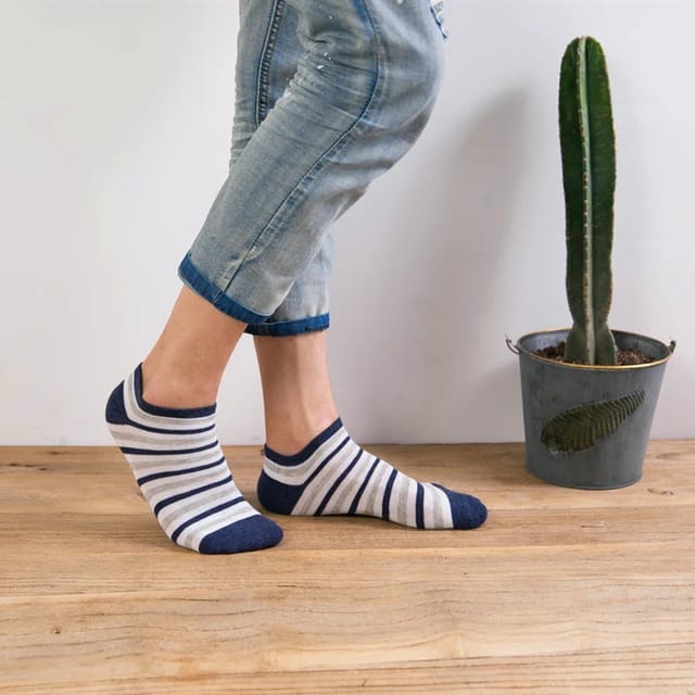 5 Pairs High Quality Cotton Ankle Socks for Men Women| Multicolor Cute Trendy Short Socks for Boys Girls