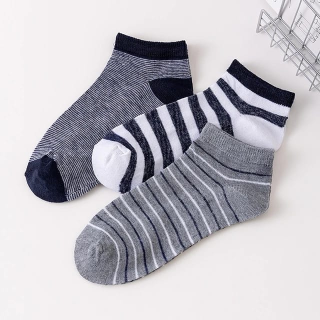 5 Pairs High Quality Cotton Ankle Socks for Men Women| Multicolor Cute Trendy Short Socks for Boys Girls
