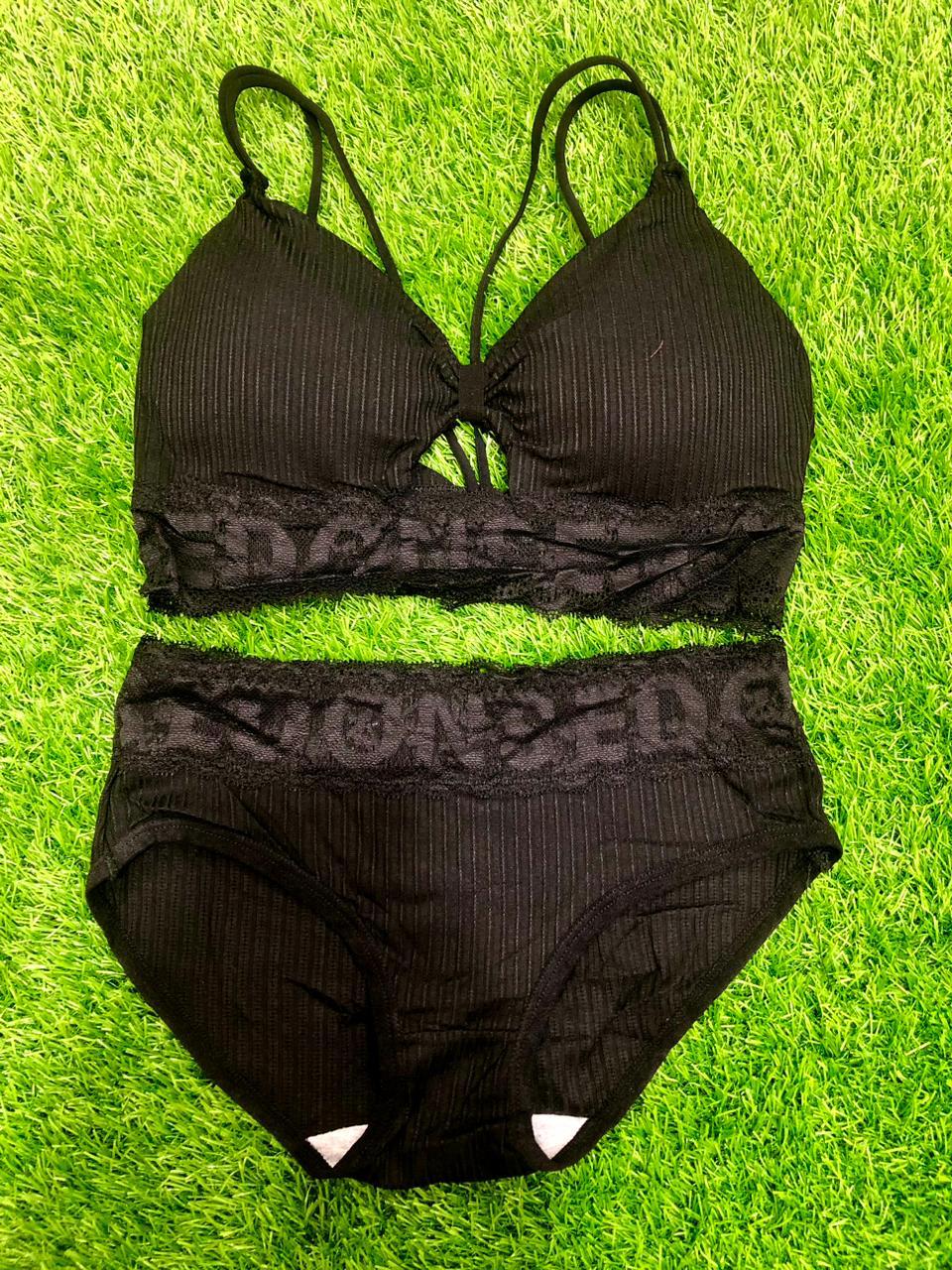 High Quality Padded Bra & Panty Set for Women Girls| Lingerie Set for Women-Push up Bra