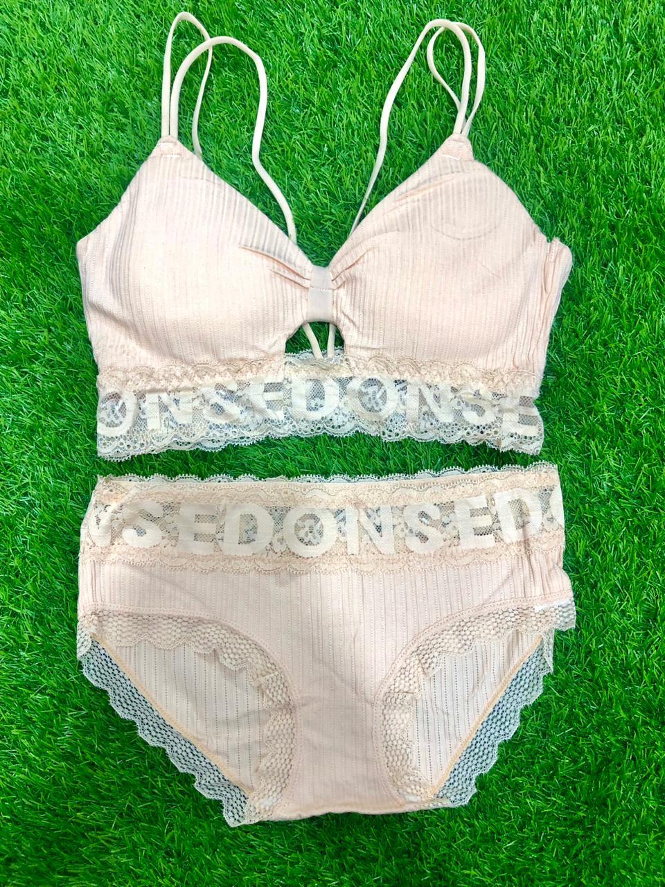 High Quality Padded Bra & Panty Set for Women Girls| Lingerie Set for Women-Push up Bra