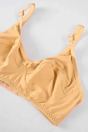 Soft Lycra Bra for Women Girls| Non Padded Ladies Brazier| Skin Color