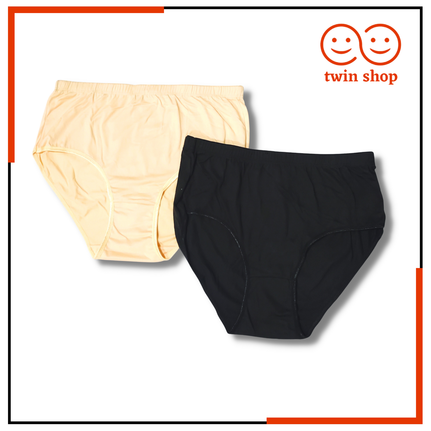 Pack of 2-Soft Cotton Ladies Panties