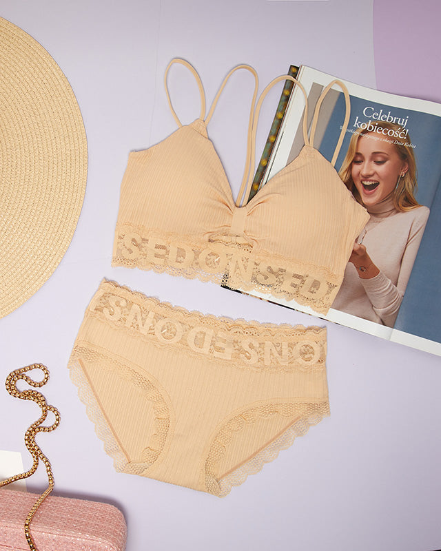 High Quality Padded Bra & Panty Set for Women Girls| Lingerie Set for Women-Push up Bra