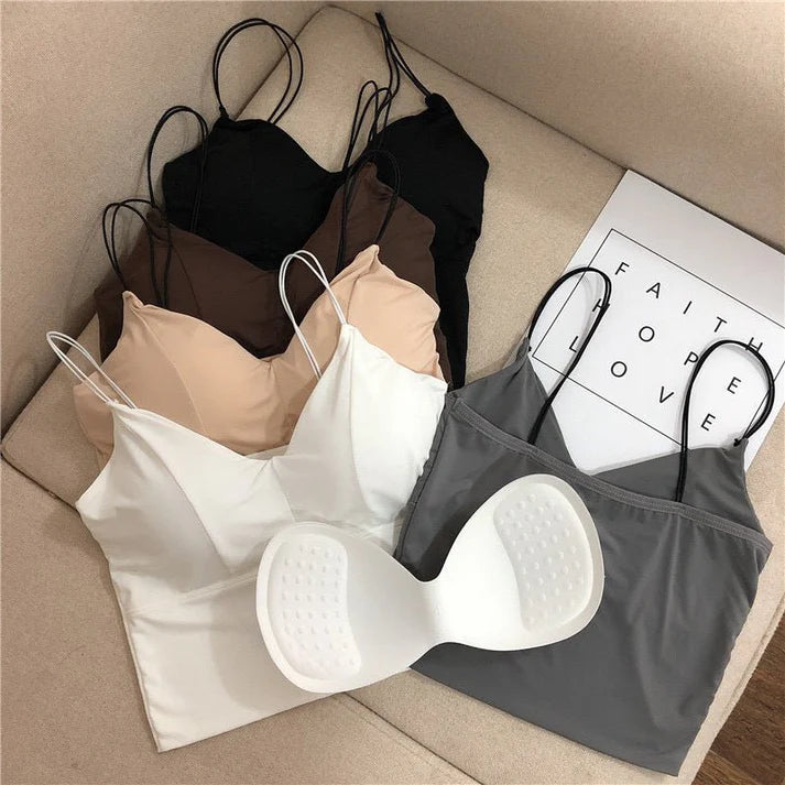 Ice Silk High Quality Padded Bra - Free Size