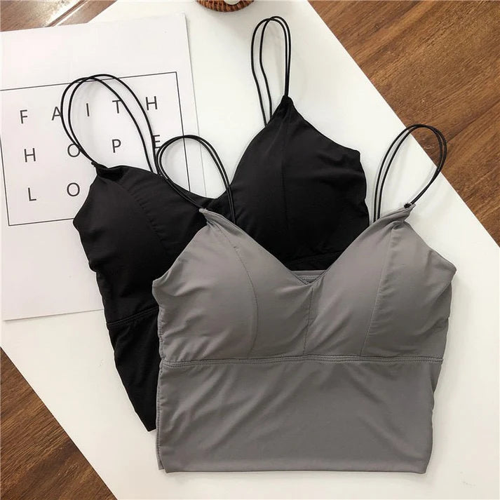 Ice Silk High Quality Padded Bra - Free Size