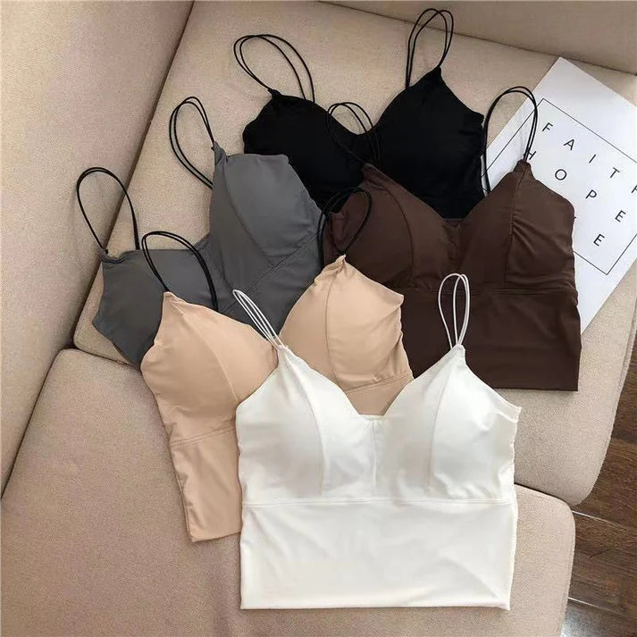 Ice Silk High Quality Padded Bra - Free Size