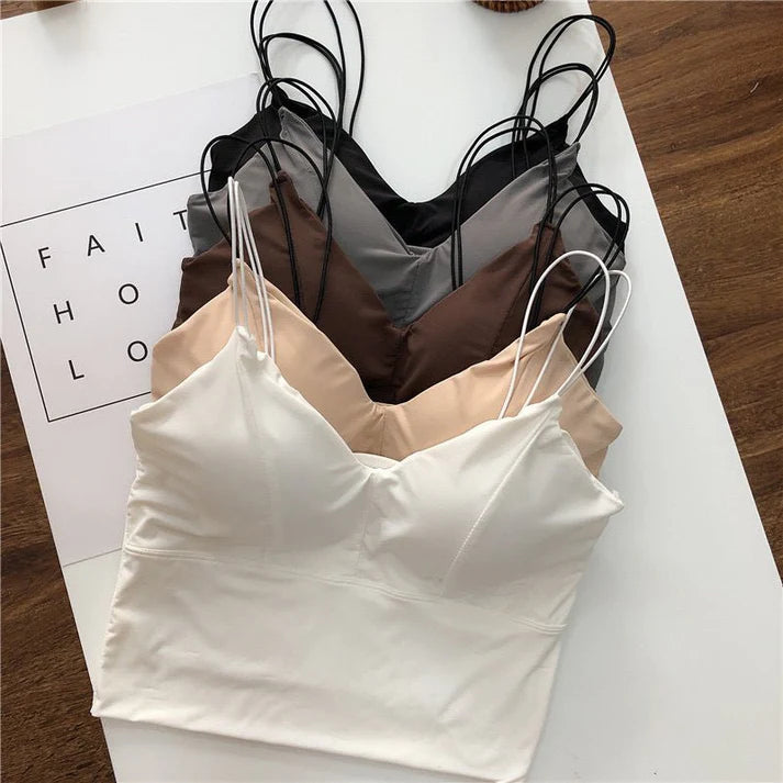 Ice Silk High Quality Padded Bra - Free Size