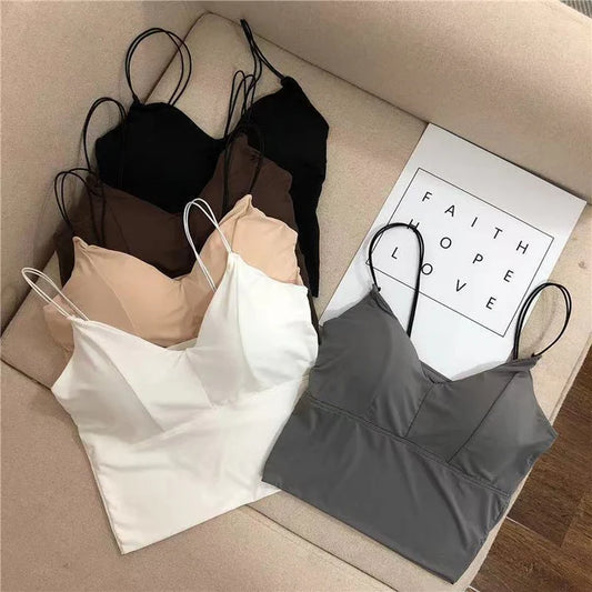 Ice Silk High Quality Padded Bra - Free Size